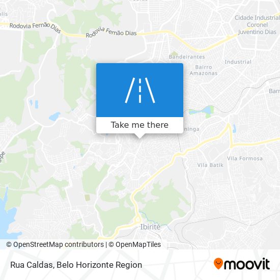 Mapa Rua Caldas