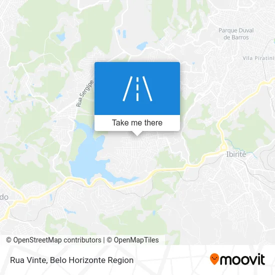 Rua Vinte map
