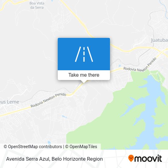 Avenida Serra Azul map