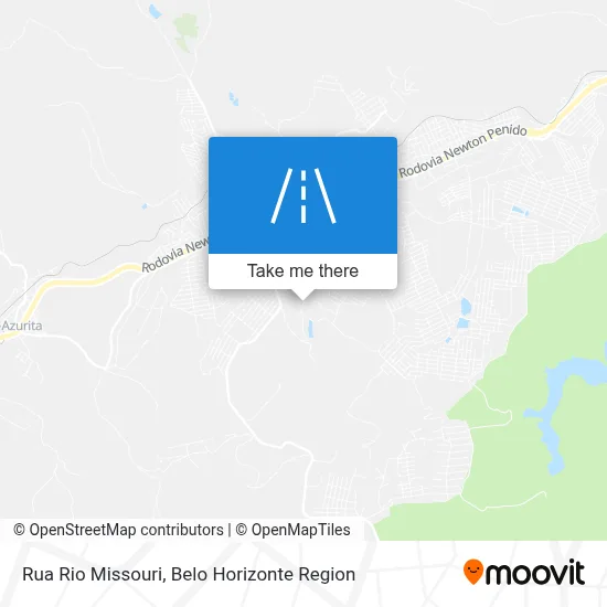 Rua Rio Missouri map