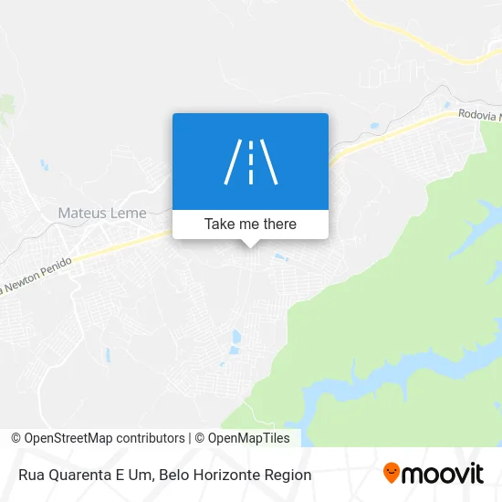 Rua Quarenta E Um map