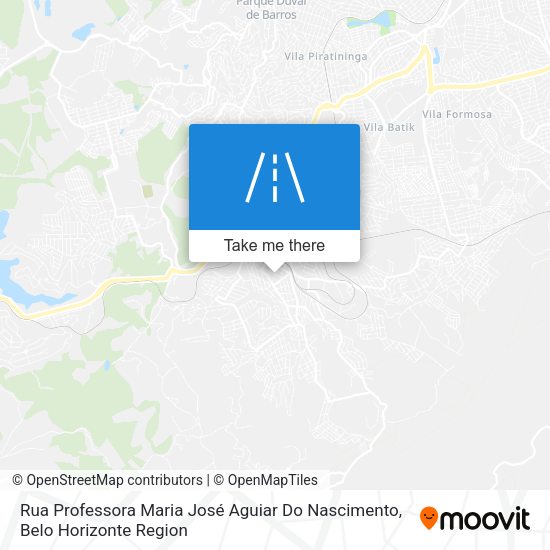 Rua Professora Maria José Aguiar Do Nascimento map