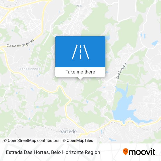 Estrada Das Hortas map