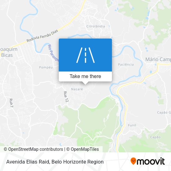 Avenida Elias Raid map