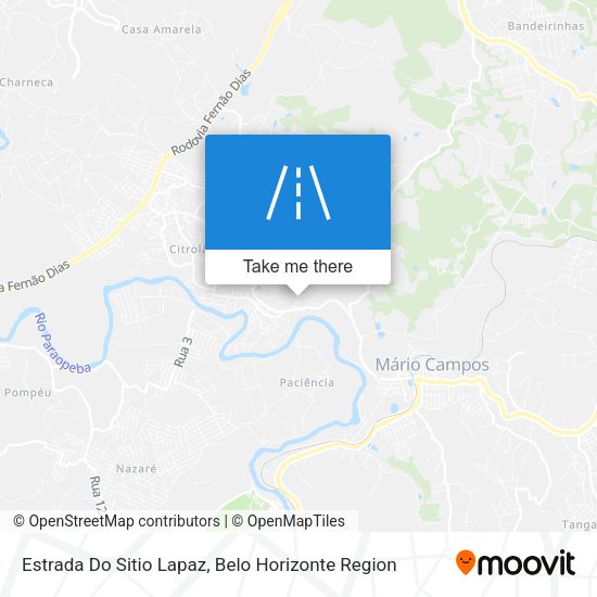 Estrada Do Sitio Lapaz map