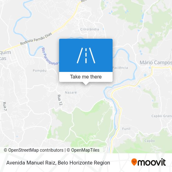 Avenida Manuel Raiz map