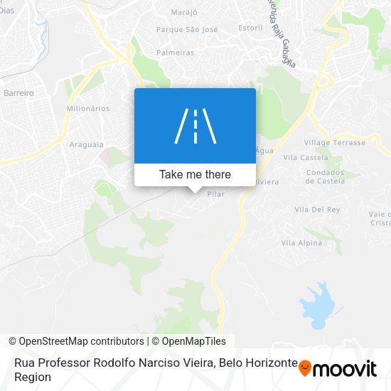 Rua Professor Rodolfo Narciso Vieira map