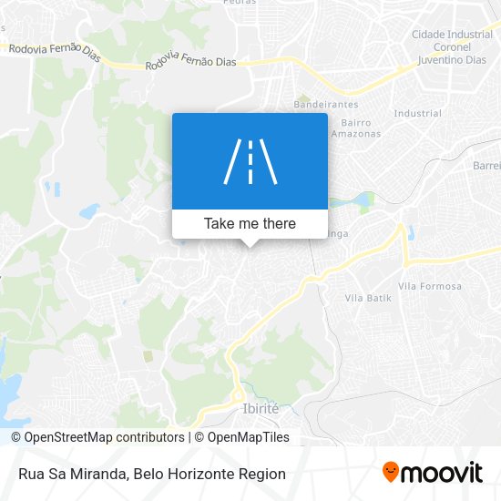 Rua Sa Miranda map