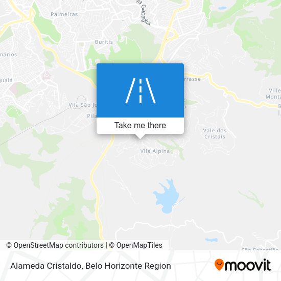 Alameda Cristaldo map