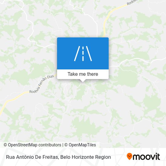 Rua Antônio De Freitas map