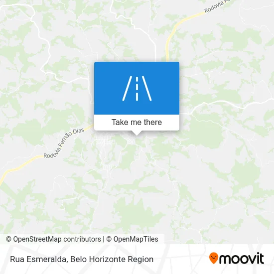 Rua Esmeralda map
