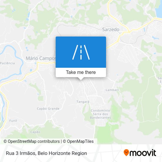 Rua 3 Irmãos map