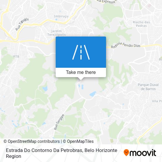 Estrada Do Contorno Da Petrobras map