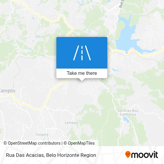 Rua Das Acacias map