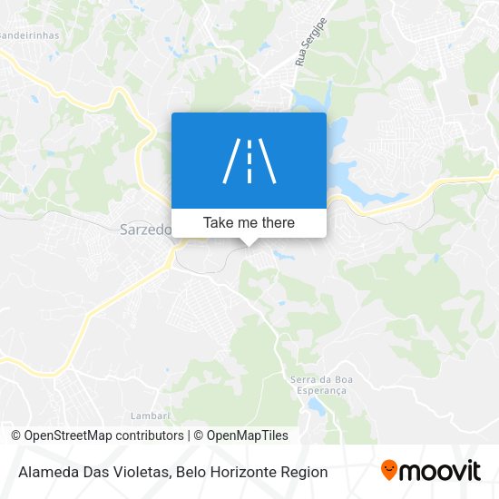Alameda Das Violetas map