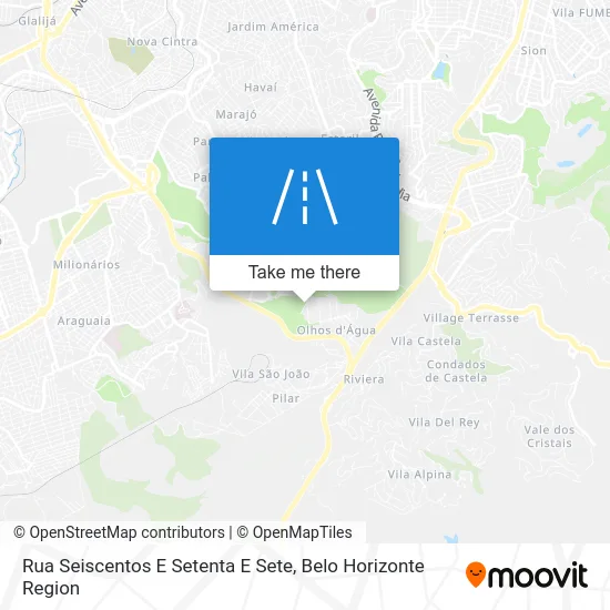 Rua Seiscentos E Setenta E Sete map