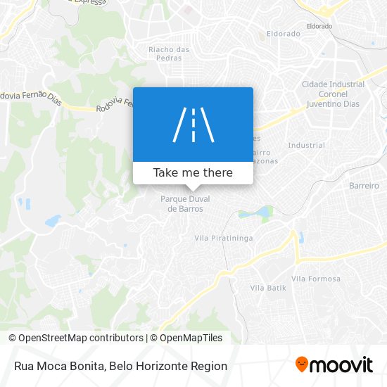 Rua Moca Bonita map