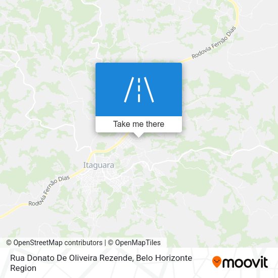 Rua Donato De Oliveira Rezende map
