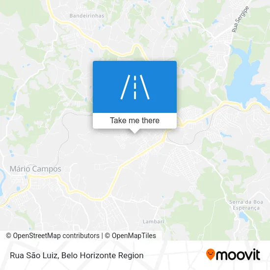 Rua São Luiz map