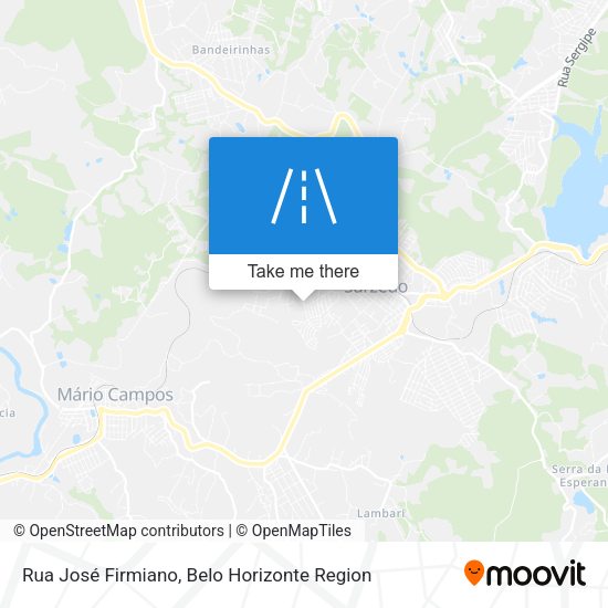 Rua José Firmiano map