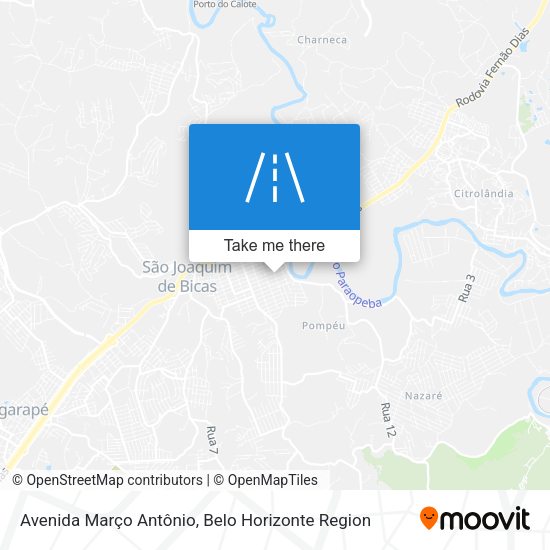 Avenida Março Antônio map