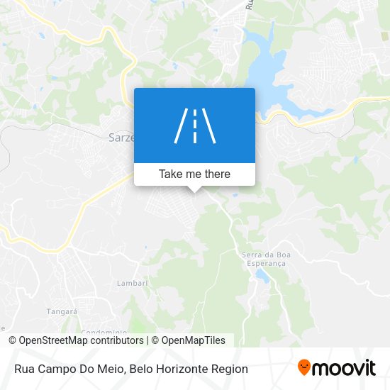 Rua Campo Do Meio map