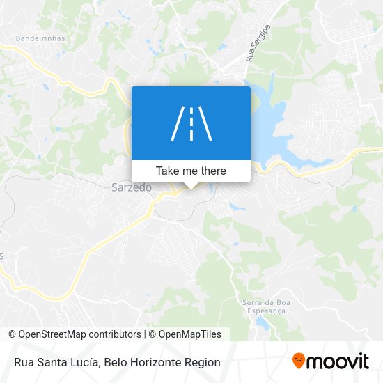 Rua Santa Lucía map