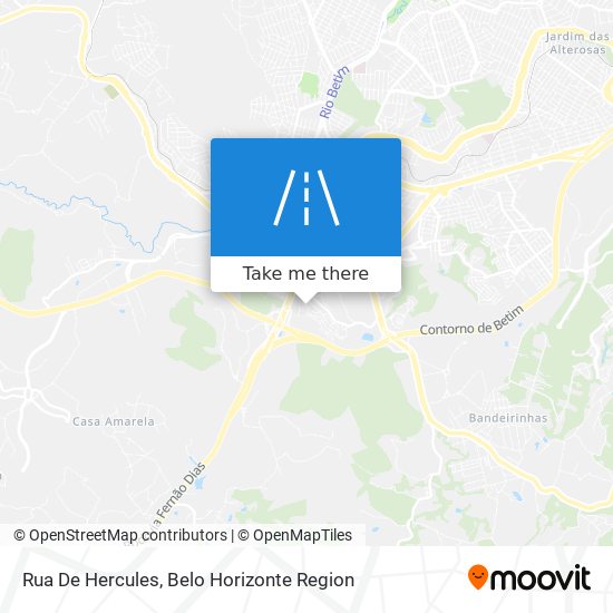 Rua De Hercules map