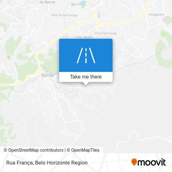 Rua França map