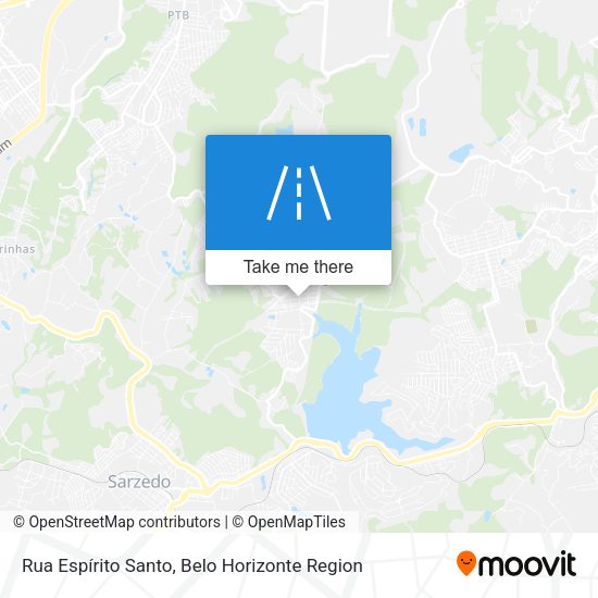 Rua Espírito Santo map