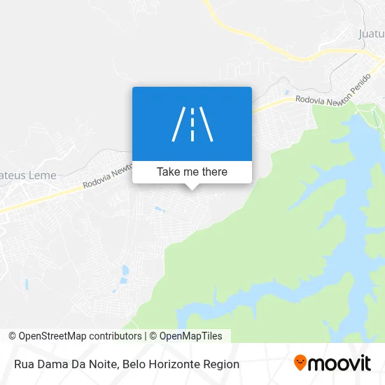 Rua Dama Da Noite map