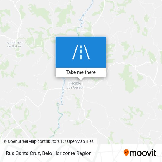 Rua Santa Cruz map