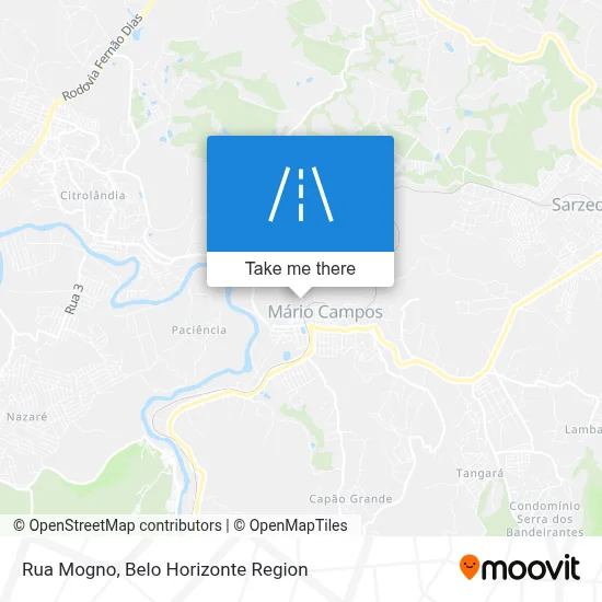 Rua Mogno map