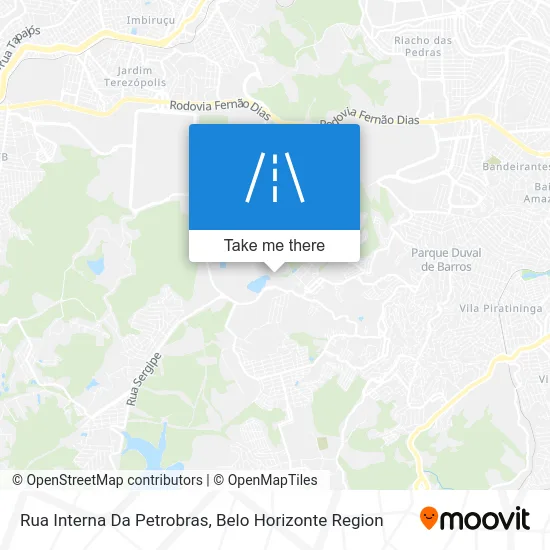 Rua Interna Da Petrobras map