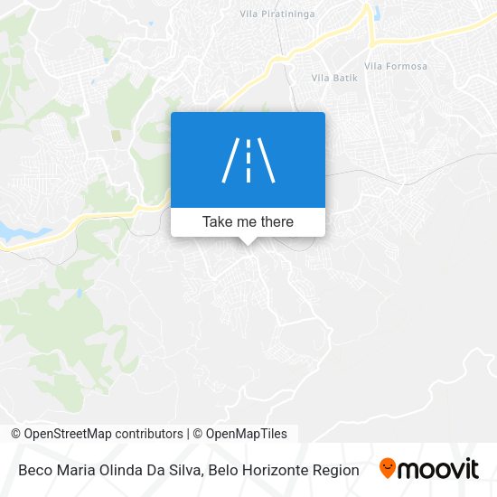Beco Maria Olinda Da Silva map