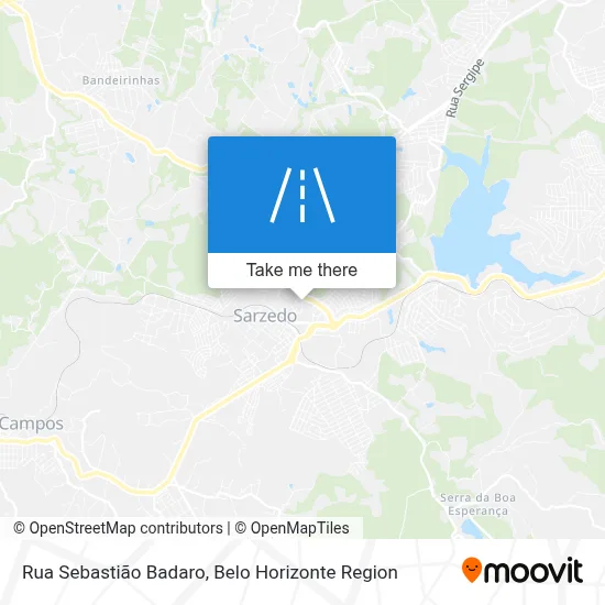 Rua Sebastião Badaro map