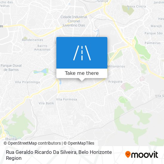 Rua Geraldo Ricardo Da Silveira map