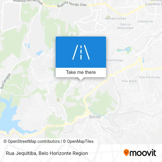 Rua Jequitiba map