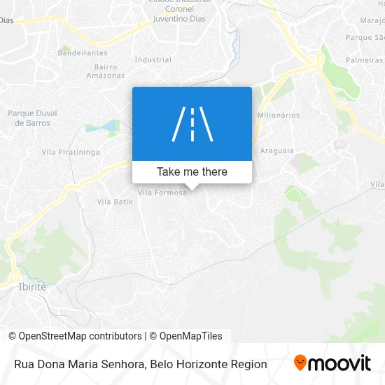 Rua Dona Maria Senhora map