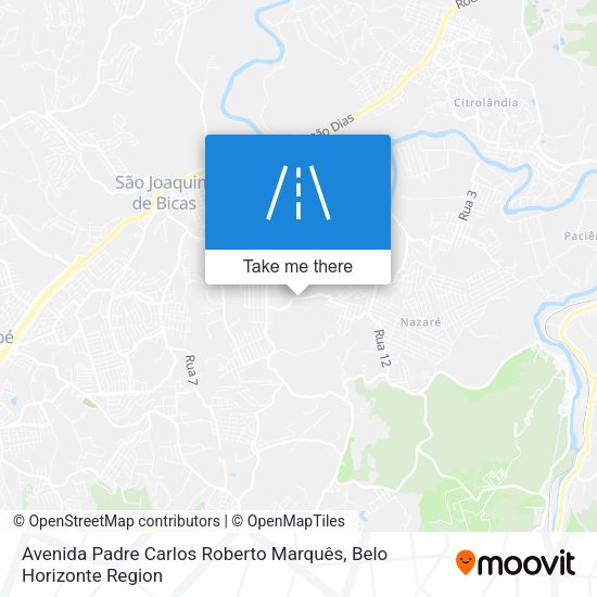 Avenida Padre Carlos Roberto Marquês map