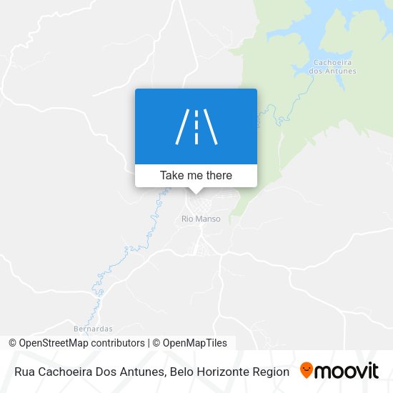 Rua Cachoeira Dos Antunes map