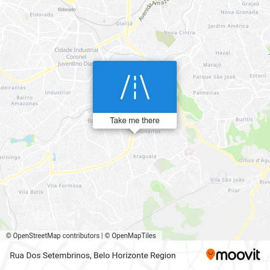 Rua Dos Setembrinos map