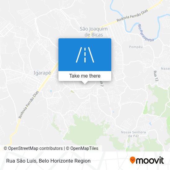Rua São Luís map