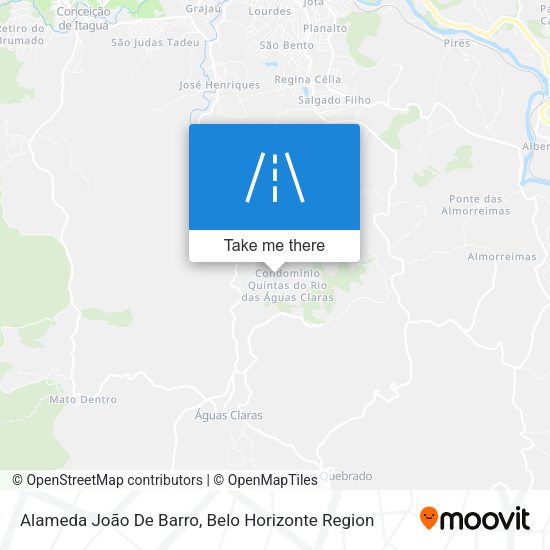 Alameda João De Barro map