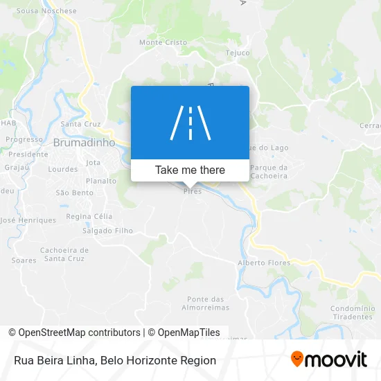 Rua Beira Linha map