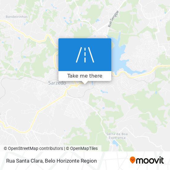 Rua Santa Clara map