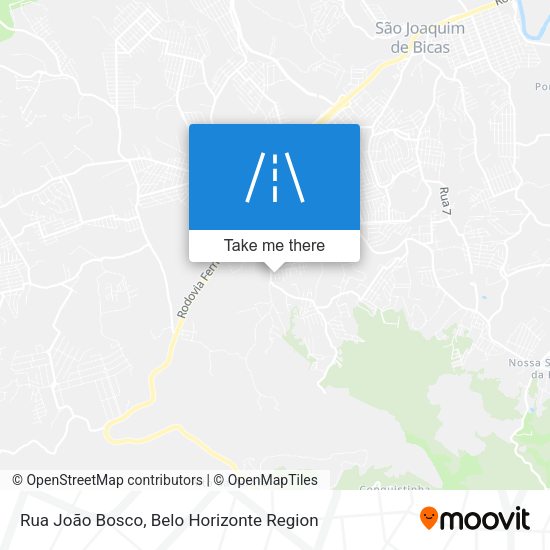 Rua João Bosco map