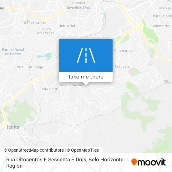 Mapa Rua Oitocentos E Sessenta E Dois