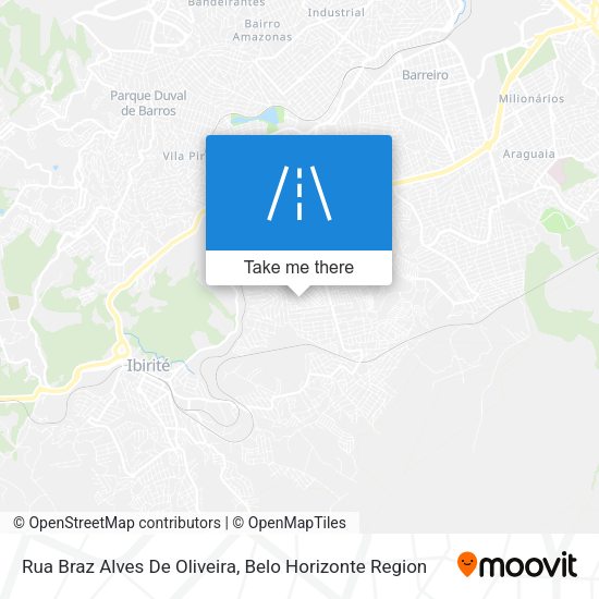 Rua Braz Alves De Oliveira map