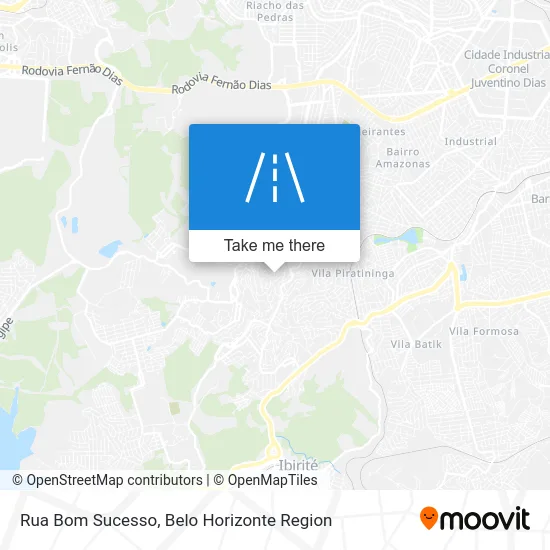 Rua Bom Sucesso map